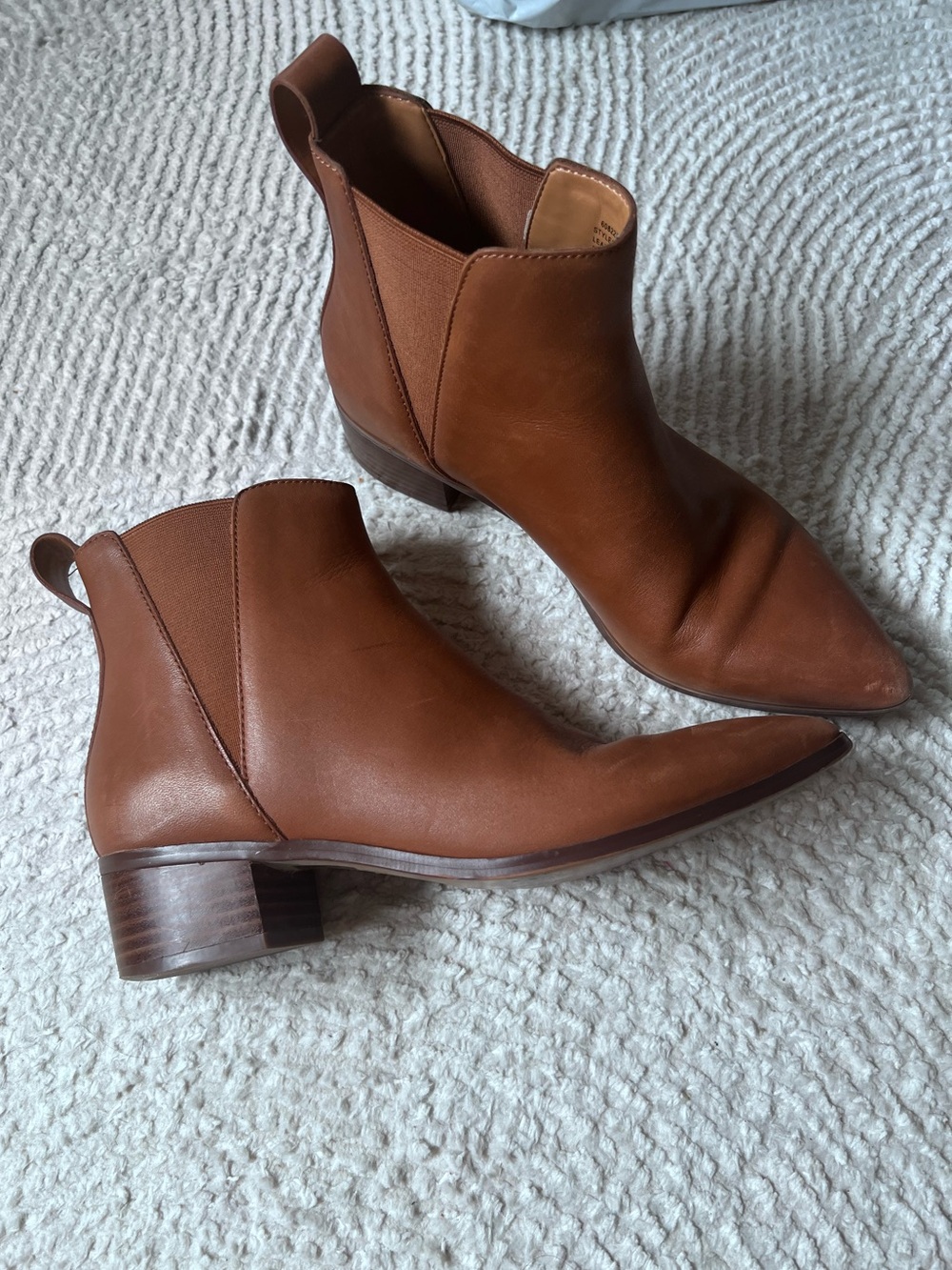 J. Crew Women's Brown Leather Ankle Boots